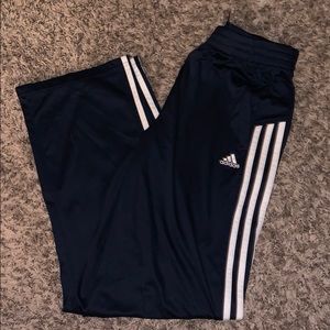 Navy Blue Adidas Track Pants
